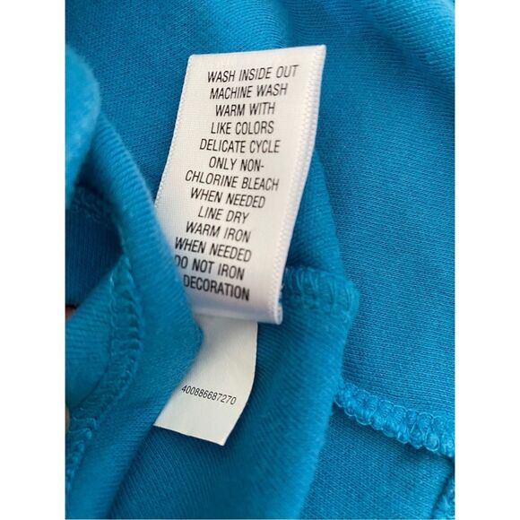 Embroidered Wide Strap Tank Top Boho Bohemian Summer Cotton Wmns Sz Small Blue - Picture 8 of 12